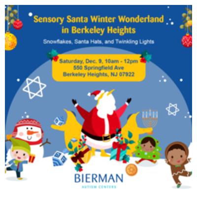 Sensory-Friendly Winter Wonderland in Berkeley Heights!