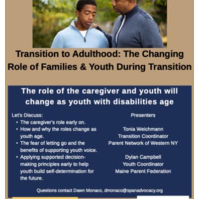 Transition to Adulthood: The Changing Role of Families & Youth During Transition